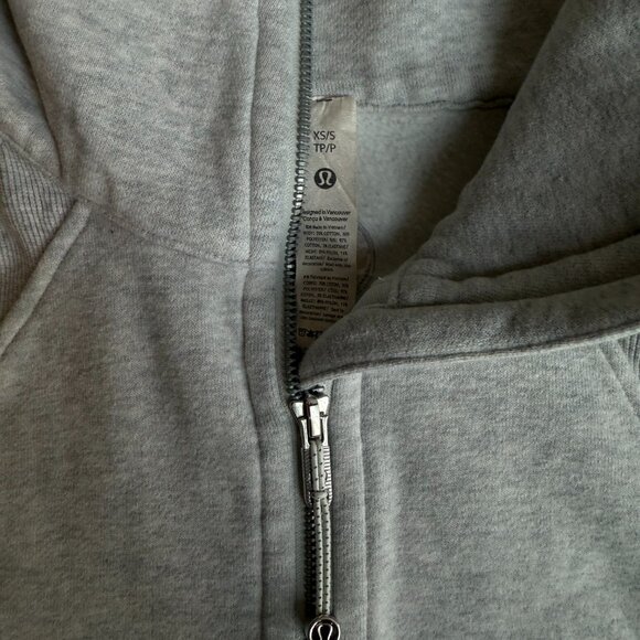Lululemon Scuba Half-Zip Hoodie – Heather Gray (Size XS/S) - Picture 4 of 6